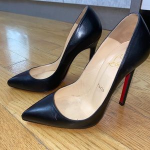Christian louboutin leather pigalle heels
